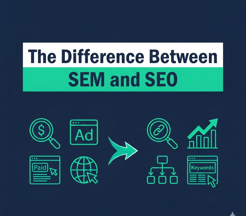 The Difference Between SEM and SEO